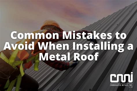 Top Mistakes To Avoid With Ribbed Metal Roofing Installation